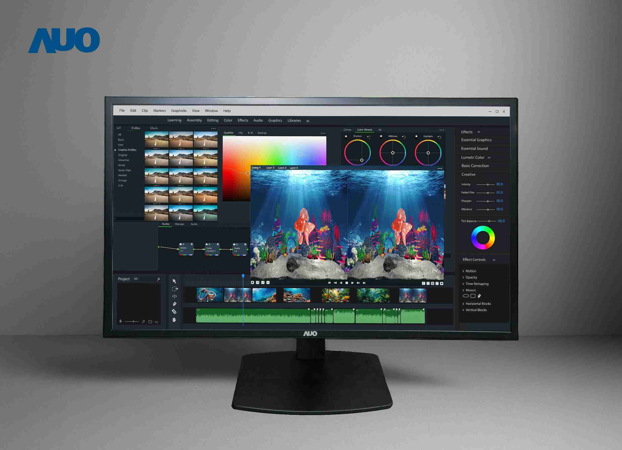 欧陆注册开发32吋2D/3D专业桌上型显示器，，，拥有8K4K超高分辨率，，并以低串扰算法优化3D显示效果，，搭载自动眼球追踪功能，，，，能实时调整3D图像，，进行实时2D与3D无缝共存窗口，，，，提供图像设计工作者突破二维接口的崭新工作氛围与效率